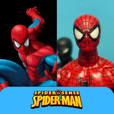 SOLO TESTA Scott Johnson Spider-Man Art (2005) scala 1:12 Marvel Legends personalizzato