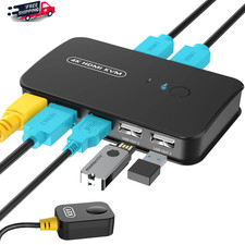 Switch KVM HDMI 4K per 2 PC, 2