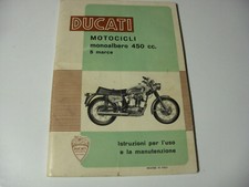 Ducati Monoalbero 450 Mark 3 Desmo Scrambler normale USA 1969 Owner's Manuale