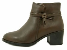 Women's Brown Leather Ankle
