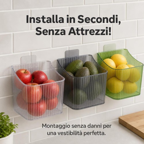 Cesto portaoggetti cucina - cesto,