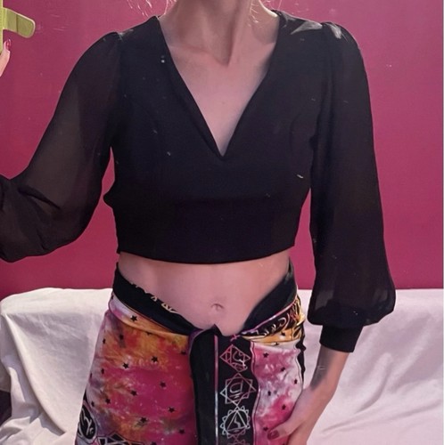 Crop top sexy - , transparent