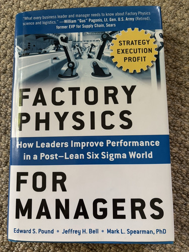 Factory physics for managers - factory,