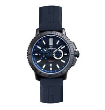 Orologio Uomo LORENZ NAVISPORT 26893EE Chrono Silicone Nero Sub 100mt
