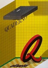 Milton Glaser, 1993 - QUADERNO OLIVETTI - Original offset poster - cm 67 X 48