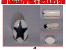 dilatatore,black star,osso,ear plug,expander stretcher Tunnels Piercing,4mm,punk