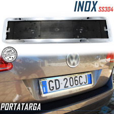 Kit Portatarga POSTERIORE Cromato Auto in ACCIAIO INOSSIDABILE Universale tuning