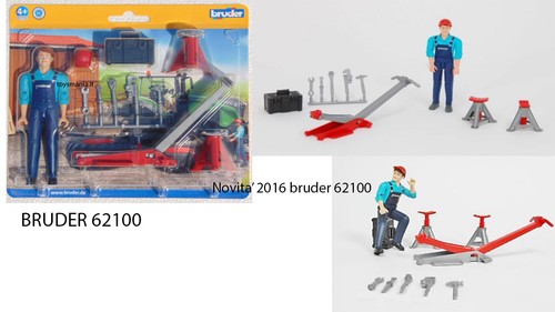Bruder world meccanico con - b,