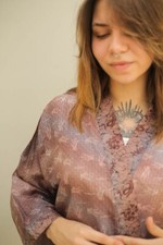 Pure Seta Corto Kimono