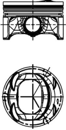 Pistone kolbenschmidt 40477600 - pistone,