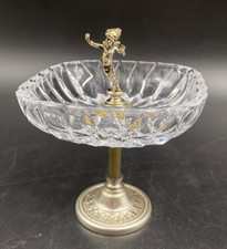 Soprammobile portagioie porta gioielli vaso cristallo molato ANGELO PUTTI