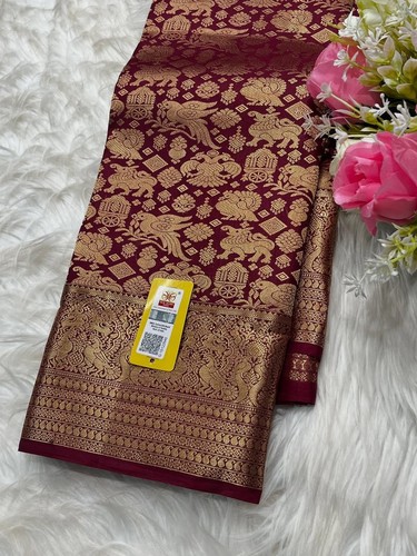 Banarasi silk saree - silk, lusso