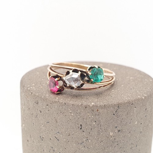 Anello antico oro kt - anello,