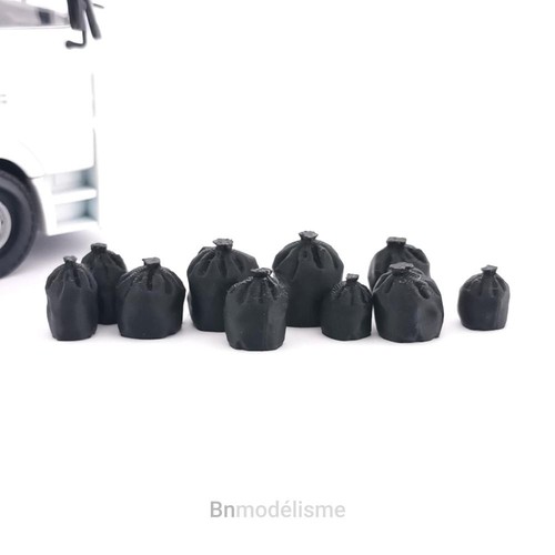 Lot sacs poubelle 50 - sacs, 1/50