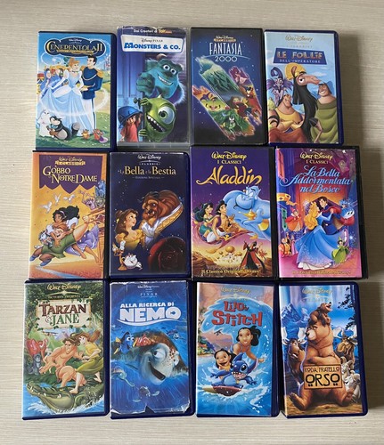 Lotto videocassette vhs - di,