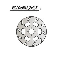 424 NG DISCO FRENO ANT per SIAMOTO 125 Falkon 1998-2000