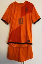 Completo calcio Nazionale Olandese vintage anno 2012, n. 10 Sneijder, adulto