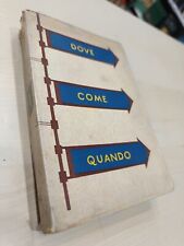 Dove Come Quando? - Guida Tascabile di Torino - - 1960