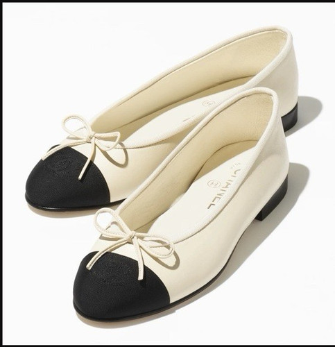 Ballerine chanel bicolore - ballerine,