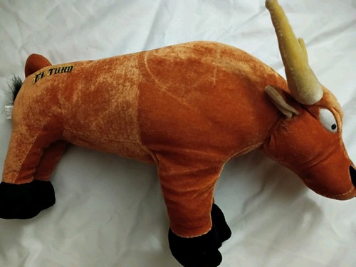 Peluche toro sei - , bandiere