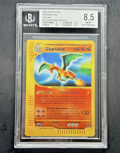 Pokemon charizard bgs8 - charizard, bgs8.5