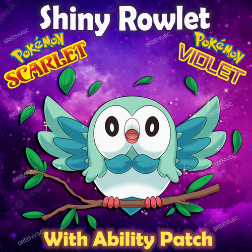 Shiny rowlet uovo - rowlet,