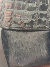 Borsa Struzzo E Cocco Fendi Anni 80