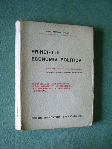 Principi economia politica - principi,
