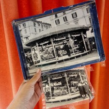 2 FOTOGRAFIE D' EPOCA ANNI 60 COME DA FOTO Di GIOSTRA PER BAMBINI COME FOTO 