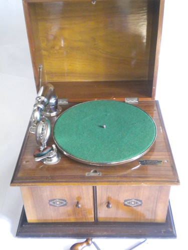Vintage gramophone swiss - vintage,