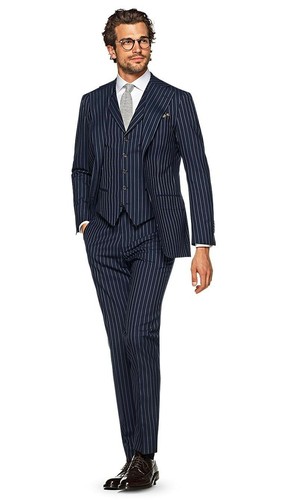 Uomo blu navy - uomo, abiti