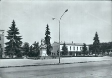 cp235 cartolina s.carlo piazza pola asilo opere parrocchiali ferrara e.romagna