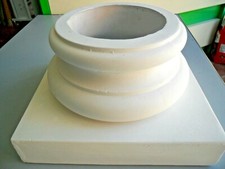 BASI O CAPITELLI IN GESSO TUSCANA  PER COLONNE DA DIAMETRO 28 CM