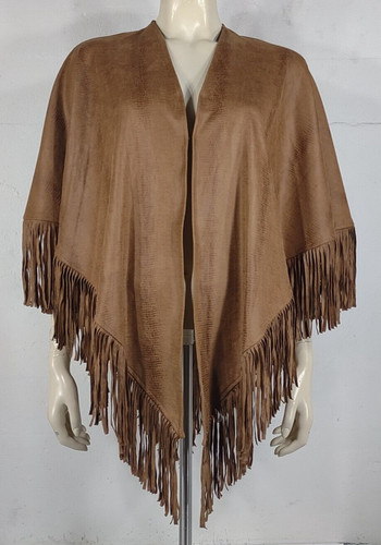 Poncho donna nuovo con