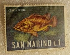 FRANCOBOLLO-SAN MARINO-FAUNA