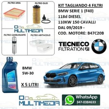 KIT TAGLIANDO 4 FILTRI OLIO