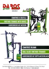 DA ROS green " CIMATRICE A COLTELLI - CIMATRICE BILAMA "  In tre LINGUE !