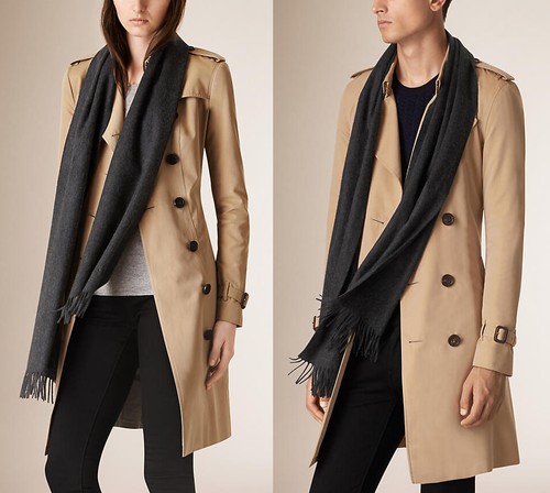 Sciarpa burberry unisex 100%