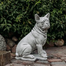 Bulldog francese cane statua