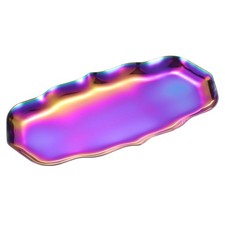 Vassoio decorativo in acciaio