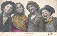 Alterocca Terni A Cosa Curiosa Young People c1908 Postcard (F503)
