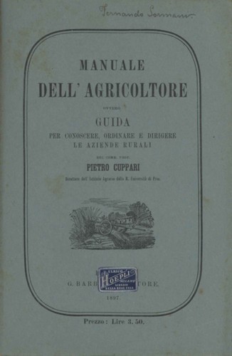 Manuale dell agricoltore - manuale, dell'agricoltore