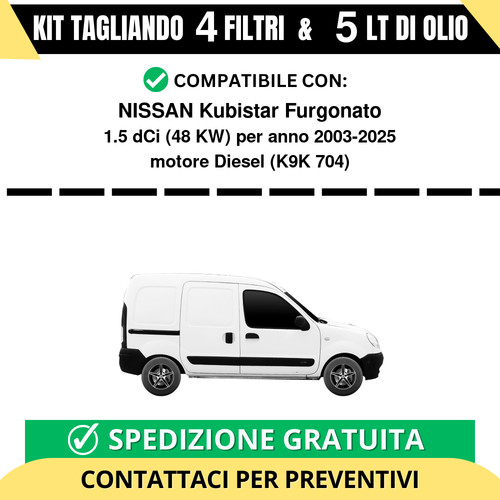 Tagliando per nissan kubistar - per,