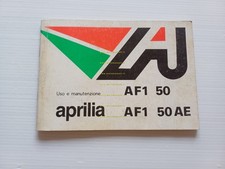 Aprilia AF1 50 - AF1 50 AE 1986 manuale uso manutenzione italiano originale