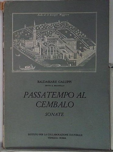 Galuppi passatempo cembalo - galuppi, al