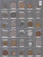 BLOCCO R 20 GETTONI TELEFONO MEDAGLIETTE CURIOSITA' VINTAGE ANNI 1970 DA STUDIO 