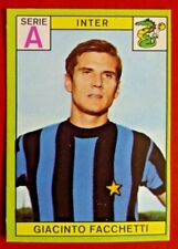 GIACINTO FACCHETTI INTER-R@R@ FIGURINA CALCIATORI PANINI COLLEZIONE 1968/69*REC.