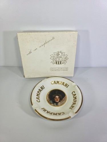 Posacenere campari ceramica - posacenere,