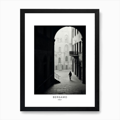 Poster bergamo italia - di, bergamo,
