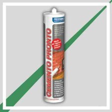 Cemento pronto in cartuccia Prochimica 310ml. grigio ideale per crepe e fessure